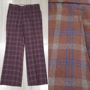 Vtg 70s || Studio One || Plaid Pants